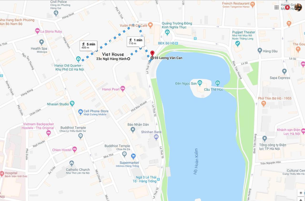 Viethome-Doorstep To Hoan Kiem Lake Hanoi Exteriör bild